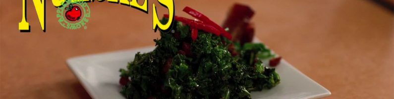 How to Cook Nueske’s Braised Slab Bacon & Greens
