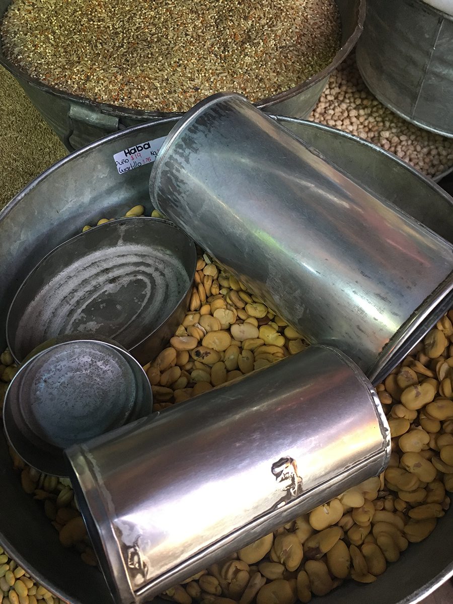 Measuring cups in Mexican Market Measuring cups in Mexican Market